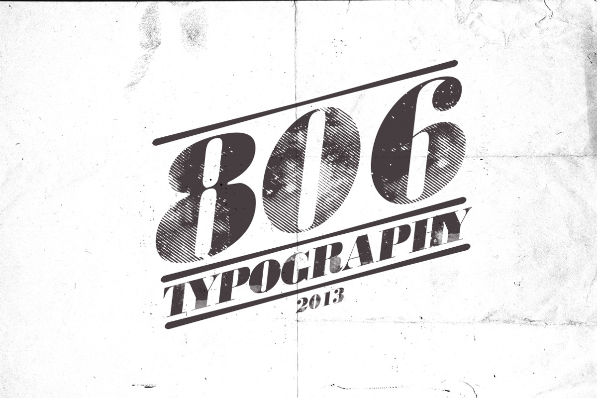 806 Typography preview 2