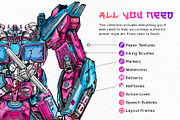 140 Procreate Manga Brushes, a Brush Add-On by RadekBroz (Thumbnail 2 of 9)