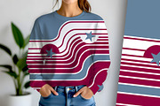 Sporty Wine and Grey Stripe, a Background Graphic by Sharon Schwalbe (Thumbnail 2 of 6)