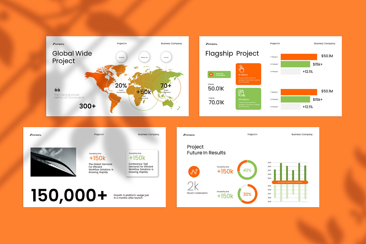 company project Presentation, a Presentation Template by Soraclod (Photo 4 of 9)