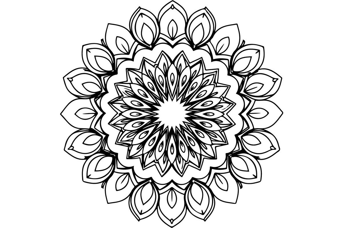 Floral Mandala, an Object Graphic by Designer_Momina (Photo 19 of 19)