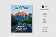 Travel Magazine Template, a Magazine Template by xtratimebd (Thumbnail 1 of 8)
