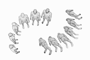 Female and Male Base Mesh BUNDLE, a Characters & Person 3D Model by VK Studio (Thumbnail 3 of 7)