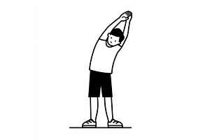 Man performs chest opener stretch, a Sports & Recreation Photo by ZinetroN