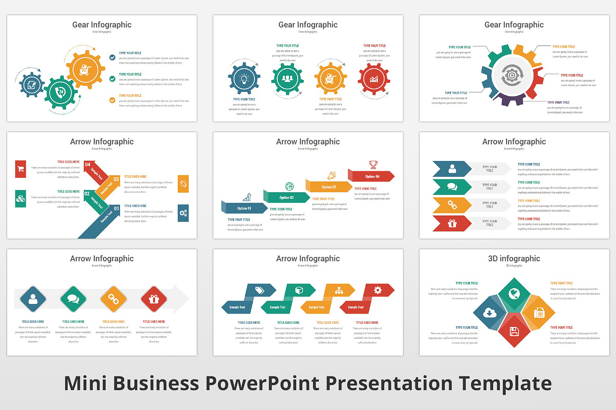 Mini Business PowerPoint Template, a Presentation Template by GraphicStan (Photo 17 of 30)