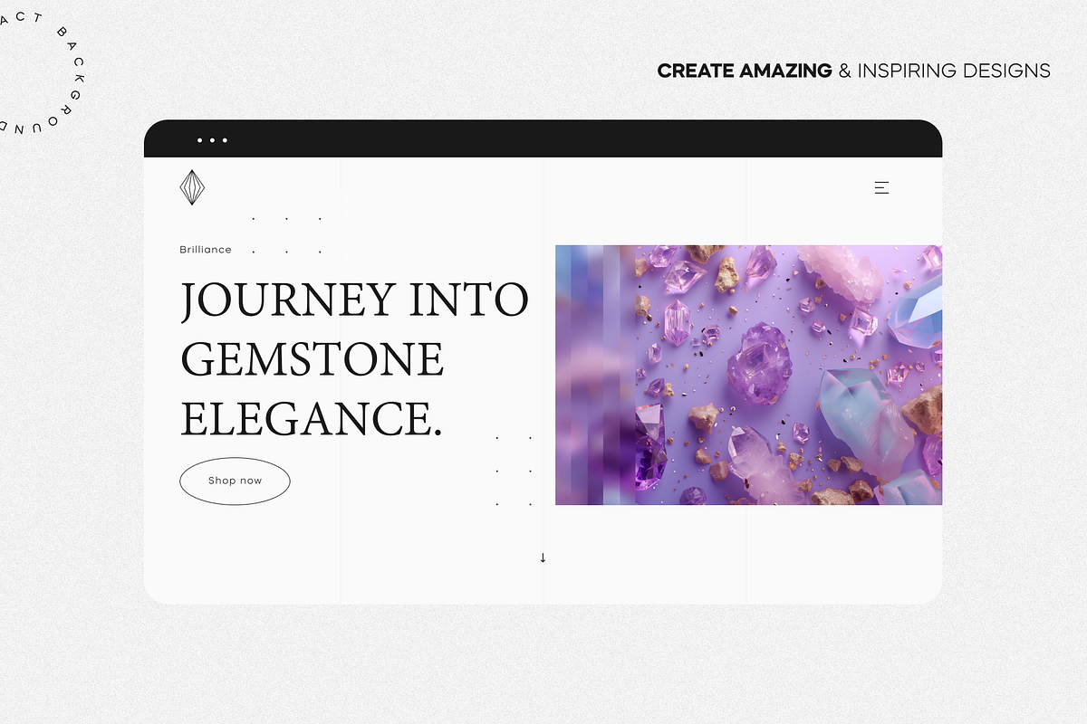 Brilliance Gemstone Backgrounds, an Abstract Photo by Lumeno (Photo 3 of 4)