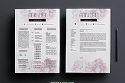 CV template + cover letter template, a Resume Template by Chic templates (Thumbnail 2 of 4)