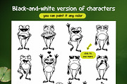 Frog character creator + lettering, a Graphic by SayMascarpone (Thumbnail 4 of 30)