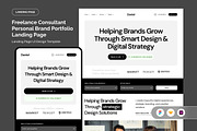 Daniel Consultant Portfolio Landing, a Landing Page Template by twinstd (Thumbnail 1 of 5)