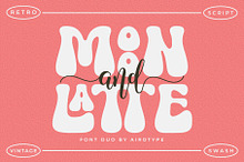 Moon and Latte - Retro & Script Duo