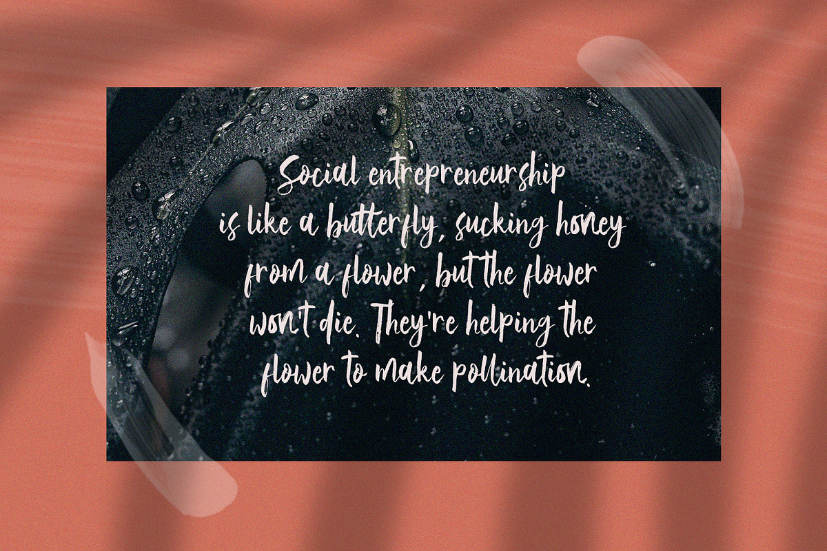 Vetto Rosella - Handwritting Font preview 7