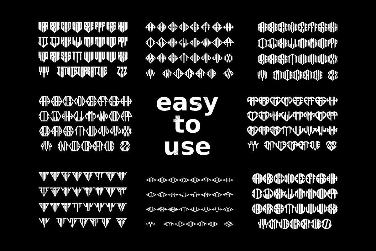 Mega Bundle! Monogram Logo Fonts, a Symbol Font by Intuisi Creative (Photo 3 of 12)