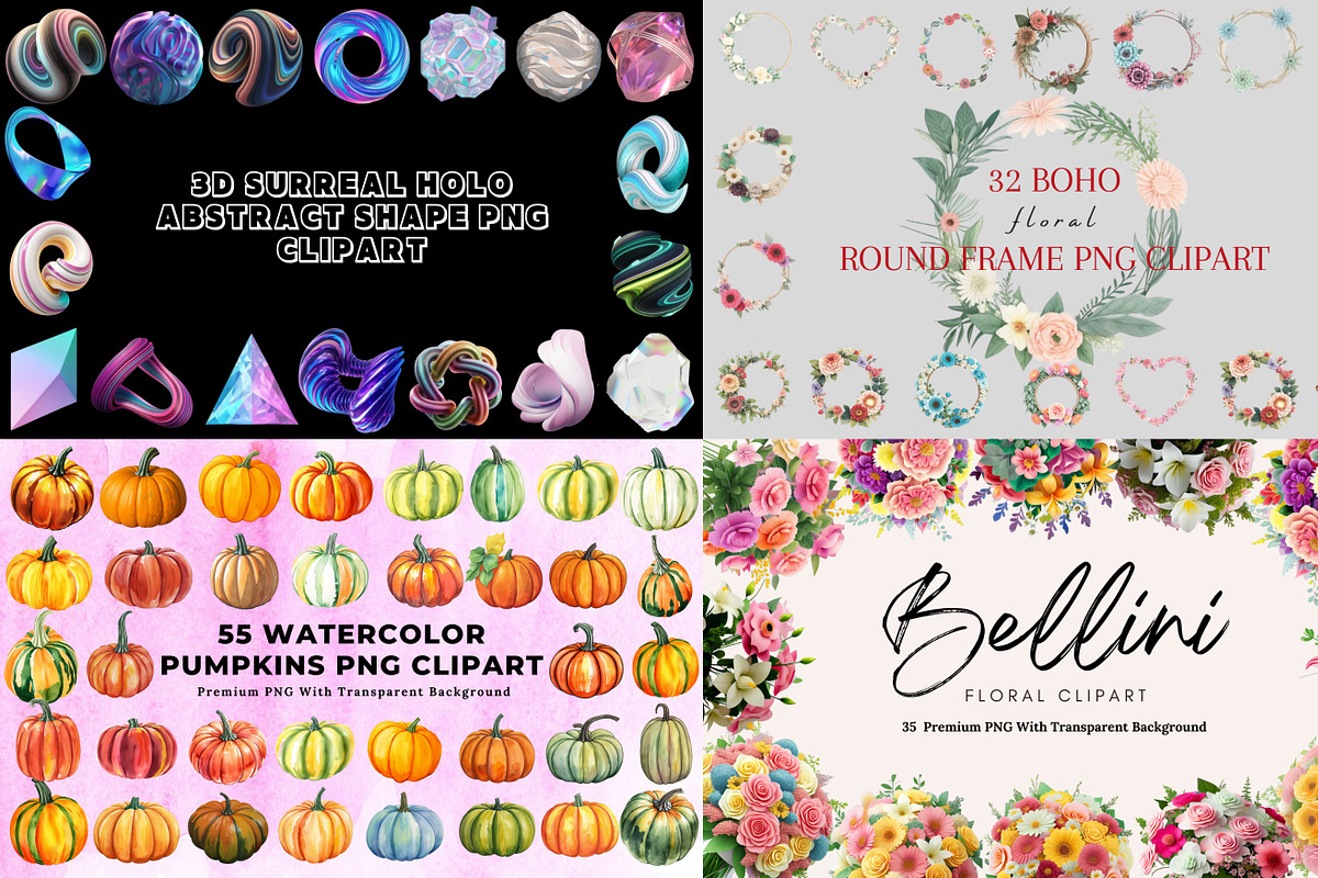 4689+ PNG's Clipart Elements Bundle, an Object Graphic by AN Productions (Photo 26 of 29)