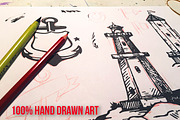 SET SAIL - Nautical Vectors, an Illustration by Electric Treehaus (Thumbnail 4 of 4)
