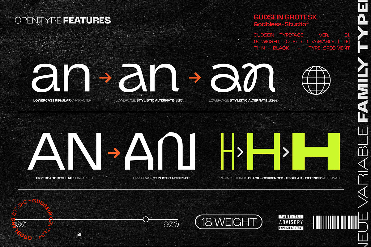 Gudsein Grotesk, a Sans Serif Font by Godbless Studio (Photo 7 of 12)