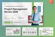 Project Management Review, a Presentation Template by FIBRINOSÄ (Thumbnail 2 of 7)