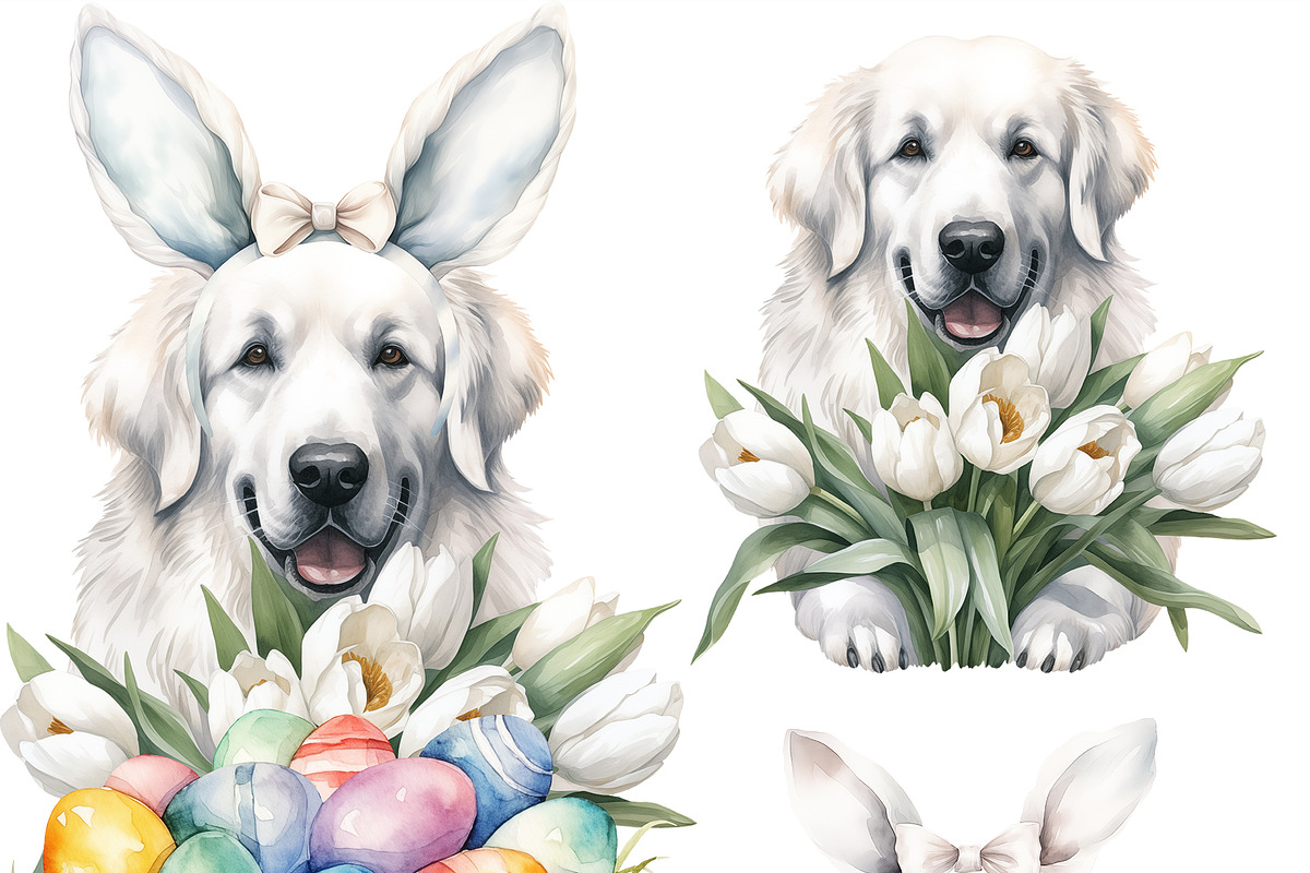 Festive dogs bundle, an Animal Illustration by TheCuteShop (Photo 24 of 33)