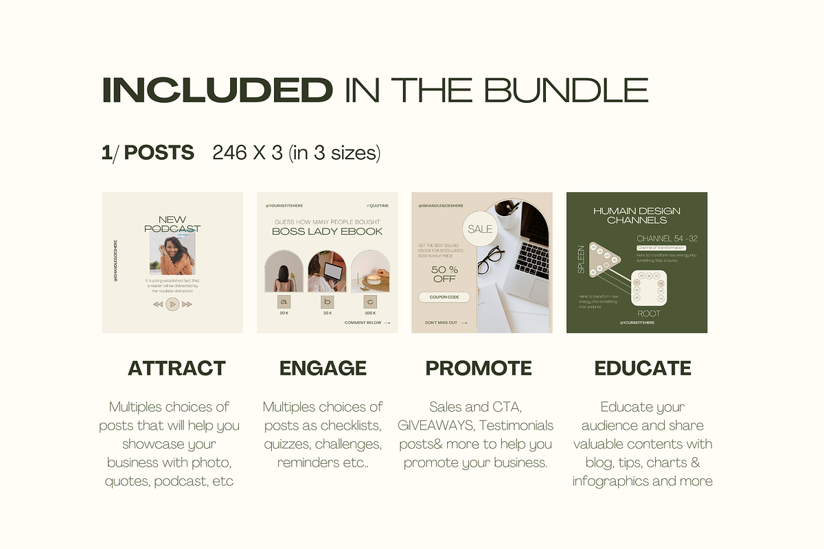 980+ COACHING INSTAGRAM TEMPLATES, a Social Media Template by GALPRENEUR (Photo 7 of 14)