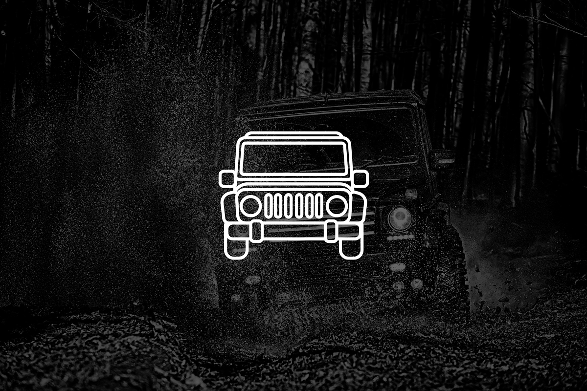 Minimalist Modern Jeep Logo, a Branding & Logo Template by Luxury Logos (Photo 2 of 4)