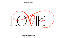 Lovie - Elegant Glyphs Serif