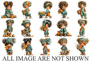 Whimsical Fall Autumn Kids Clipart, a Seasonal Illustration by Canvas Craft (Thumbnail 4 of 10)
