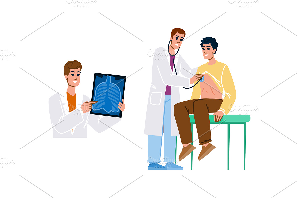 physician doctor man vector, a Person Illustration by pikepicture