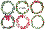 Christmas watercolor clip art BUNDLE, an Illustration by DailyMiracleDigitals,LLC (Thumbnail 2 of 11)