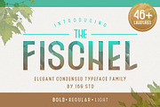 Fischel Elegant Condensed Family, a Sans Serif Font by 160 Studio (Thumbnail 1 of 16)