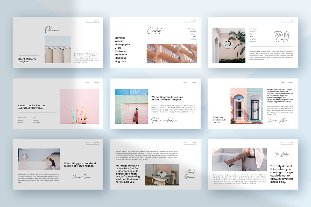 Ohana - Klient Kit Template, a Presentation Template by Designspace (Photo 3 of 6)