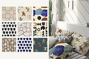 Hand Painted Modern Posters Patterns, a Wallpaper Graphic by TanyaSchuka (Thumbnail 14 of 24)