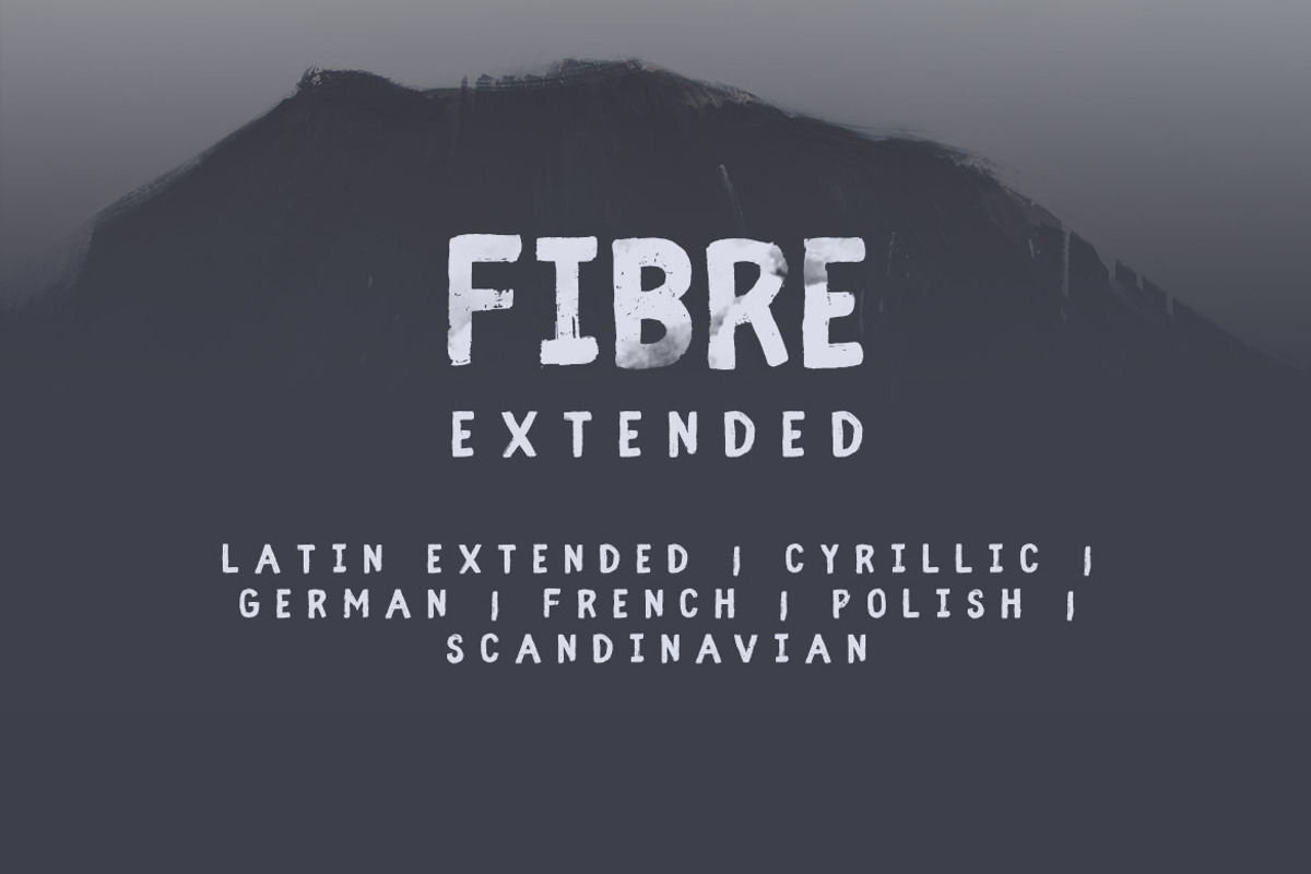 Fibre Extended Vintage Font preview 7