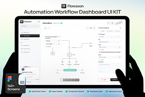 Automation Workflow Dashboard UI KIT, an UI Kit Template by Lumina_ui_ux202