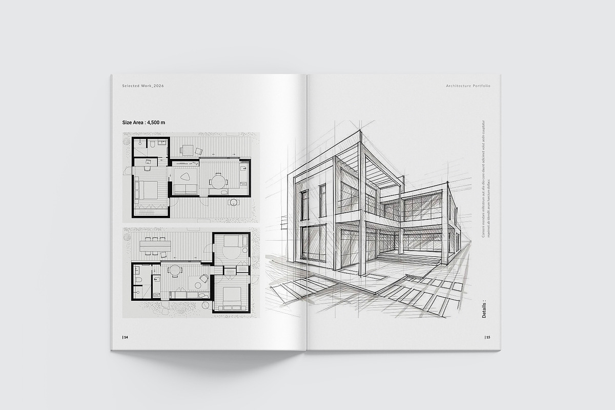 Architecture Portfolio Template, a Brochure Template by StyleArt (Photo 8 of 24)