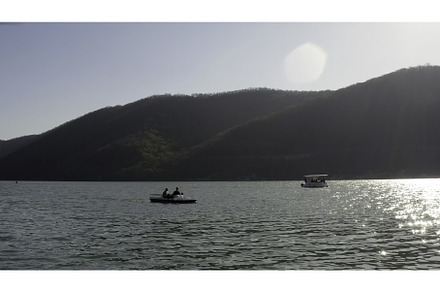 View of floating tourists on the sea, a Transportation Photo by Media Whale Stock