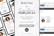 Gmail Signature & Digital Biz Card, an Email Template by Thirty One Palms Studio (Thumbnail 1 of 11)