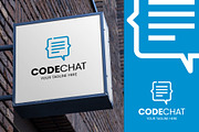 Code Chat Logo, a Branding & Logo Template by Logo Lab (Thumbnail 1 of 4)