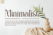 Generating Metaphors - Elegant Serif, a Serif Font by 177Studio (Thumbnail 5 of 8)