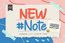 New Note - Handwritten Marker Note