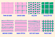 Pattern brushes for Procreate, a Brush Add-On by KJP Designs (Thumbnail 9 of 14)