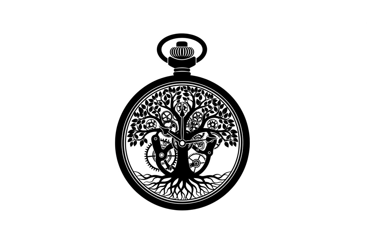 Steampunk Tree of Life Symbol Bundle, an Illustration by yasushie (Photo 16 of 31)