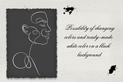 One line, a Person Illustration by Vinegret -Shop (Thumbnail 3 of 8)