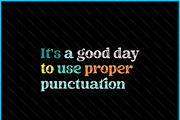 Good Day For Punctuation SVG PNG, a Graphic by Creativeusart (Thumbnail 2 of 4)