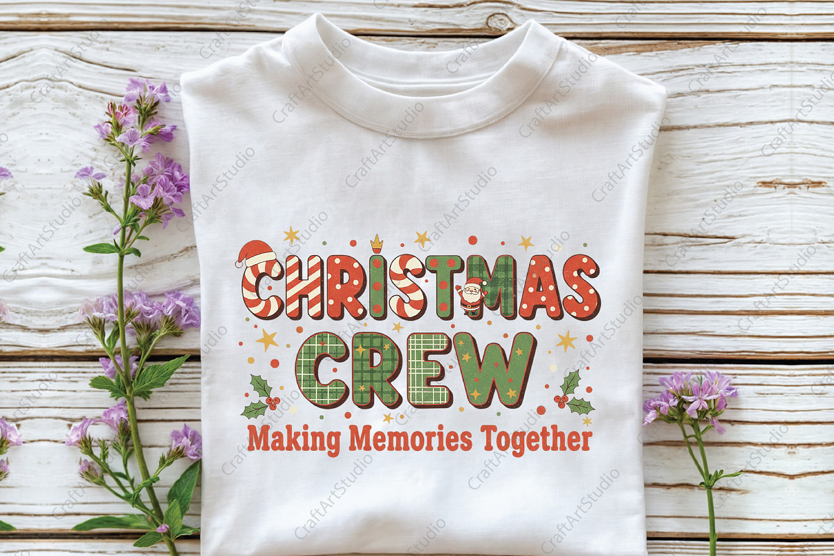 Christmas Crew Matching Family Xmas, an Illustration by CraftArtStudio (Photo 2 of 4)