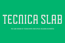 Tecnica Slab Font Family