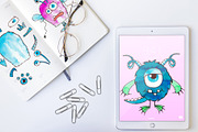 Watercolor monsters creator, a Person Illustration by Tanya Vollar (Thumbnail 3 of 8)