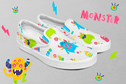 Cute monsters collection, an Illustration by Kate Art (Thumbnail 7 of 14)