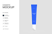 Cosmetic Cream Tube Mockup, a Packaging Mockup by graphypix (Thumbnail 2 of 4)