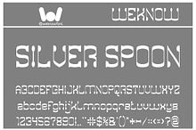 Silver Spoon font