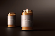 Amber Glass Candle Mockup Bundle, a Packaging Mockup by pmvch (Thumbnail 124 of 135)