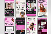 Pink UGC Creator Instagram Template, a Social Media Template by ZenSocialDesigns (Thumbnail 3 of 9)
